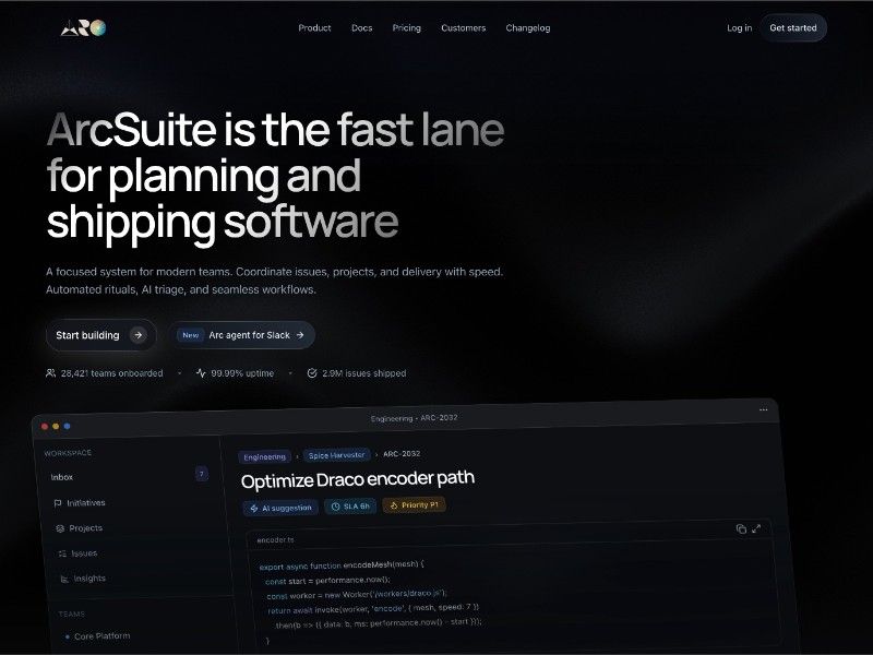 ArcSuite — web Flow™