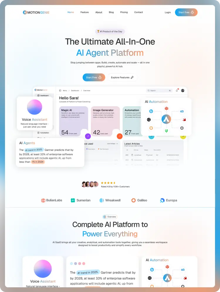 Motion Genie — web Flow™