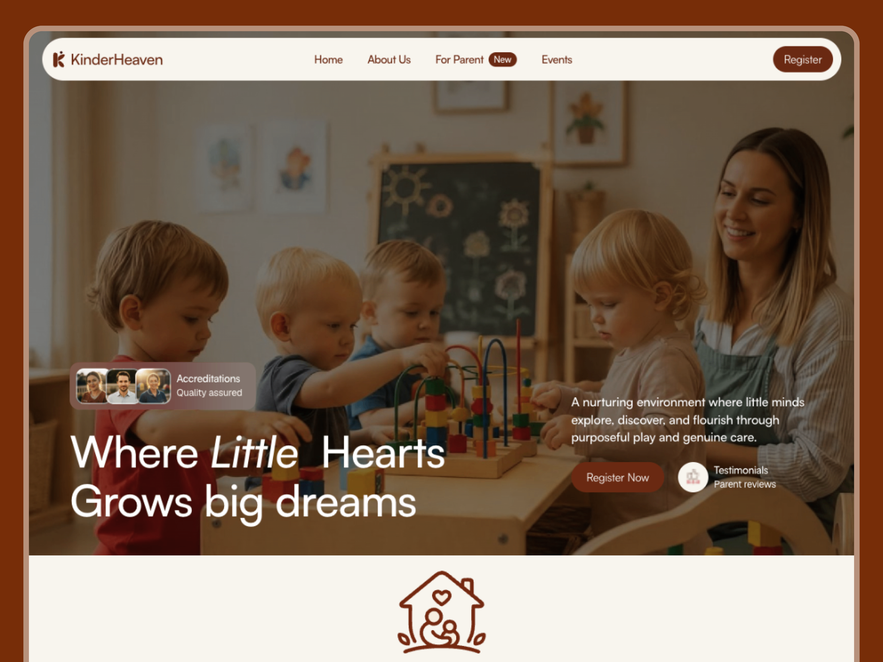KinderHeaven — web Flow™