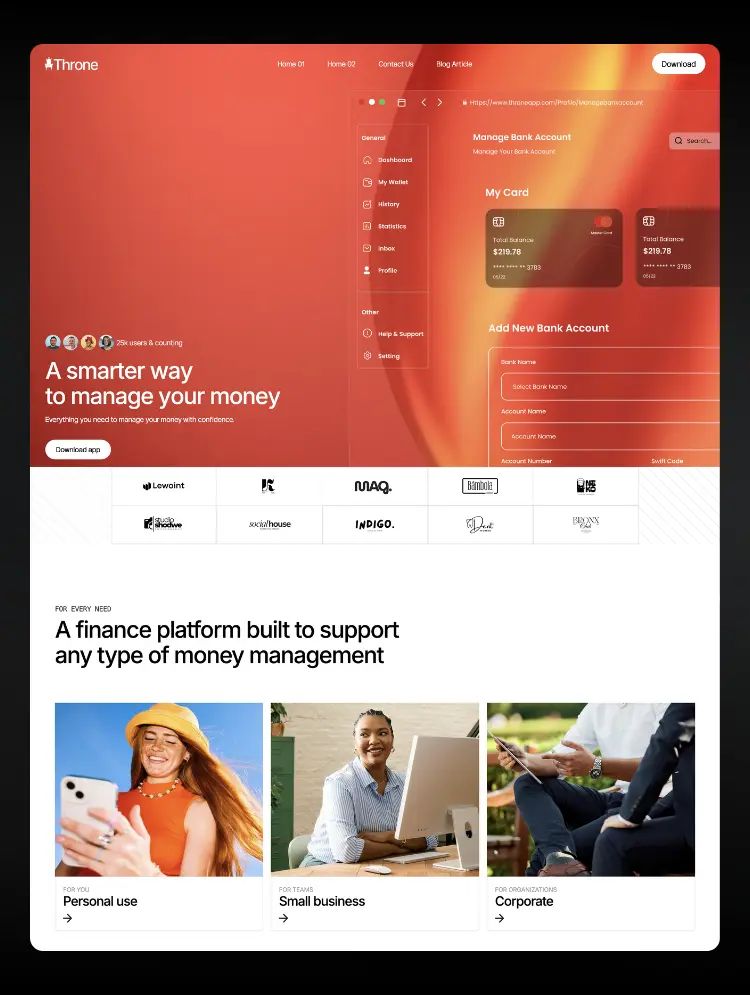 Throne — web Flow™