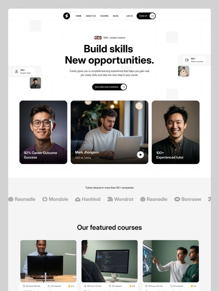 Tutorly WB — web Flow™