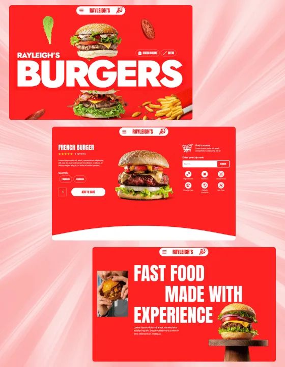 Rayleigh's Burgers — web Flow™
