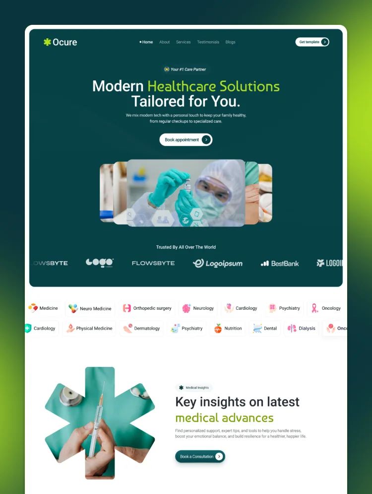 Ocure — web Flow™