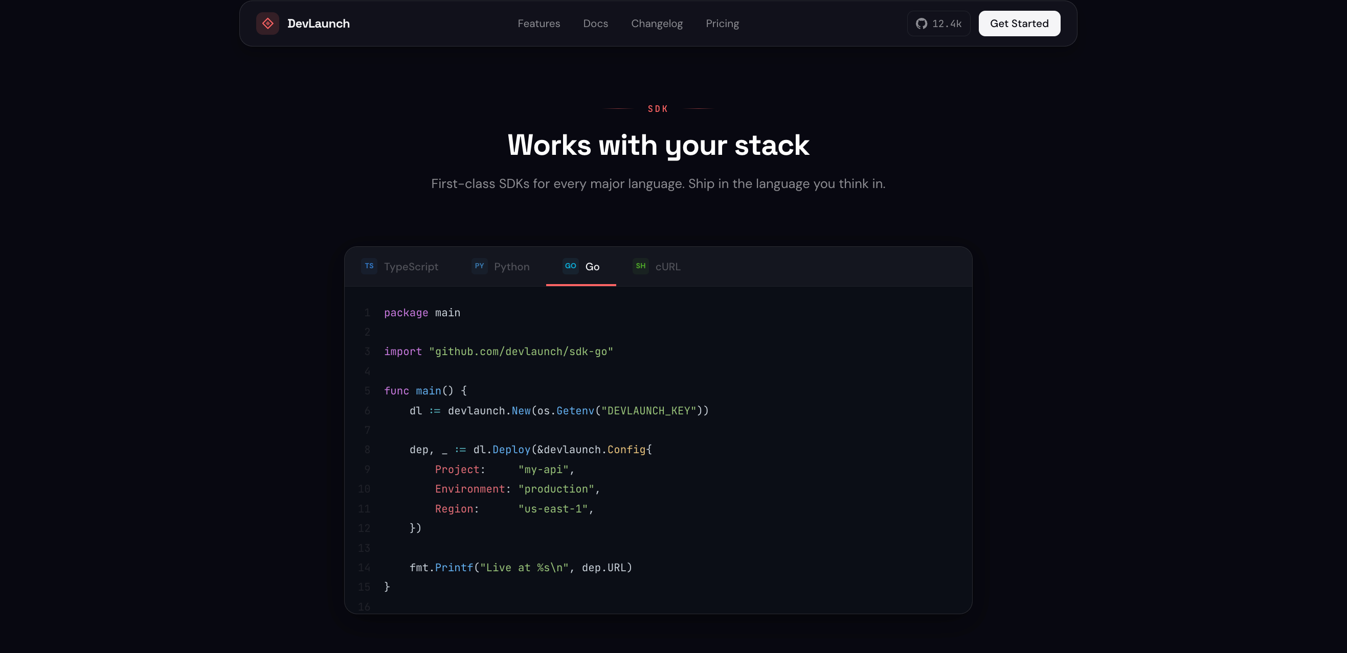 DevLaunch — web Flow™