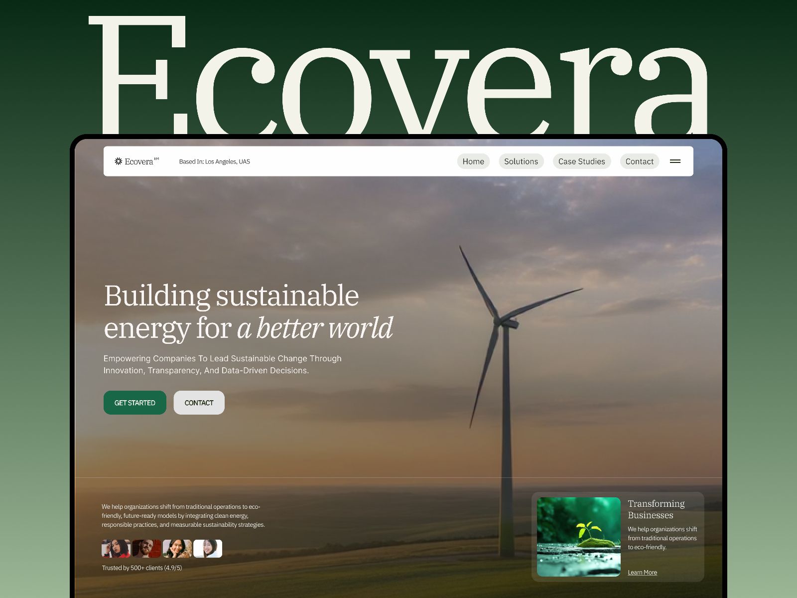 Ecovera — web Flow™