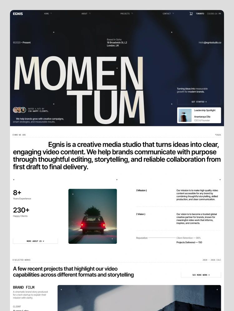 Egnis — web Flow™