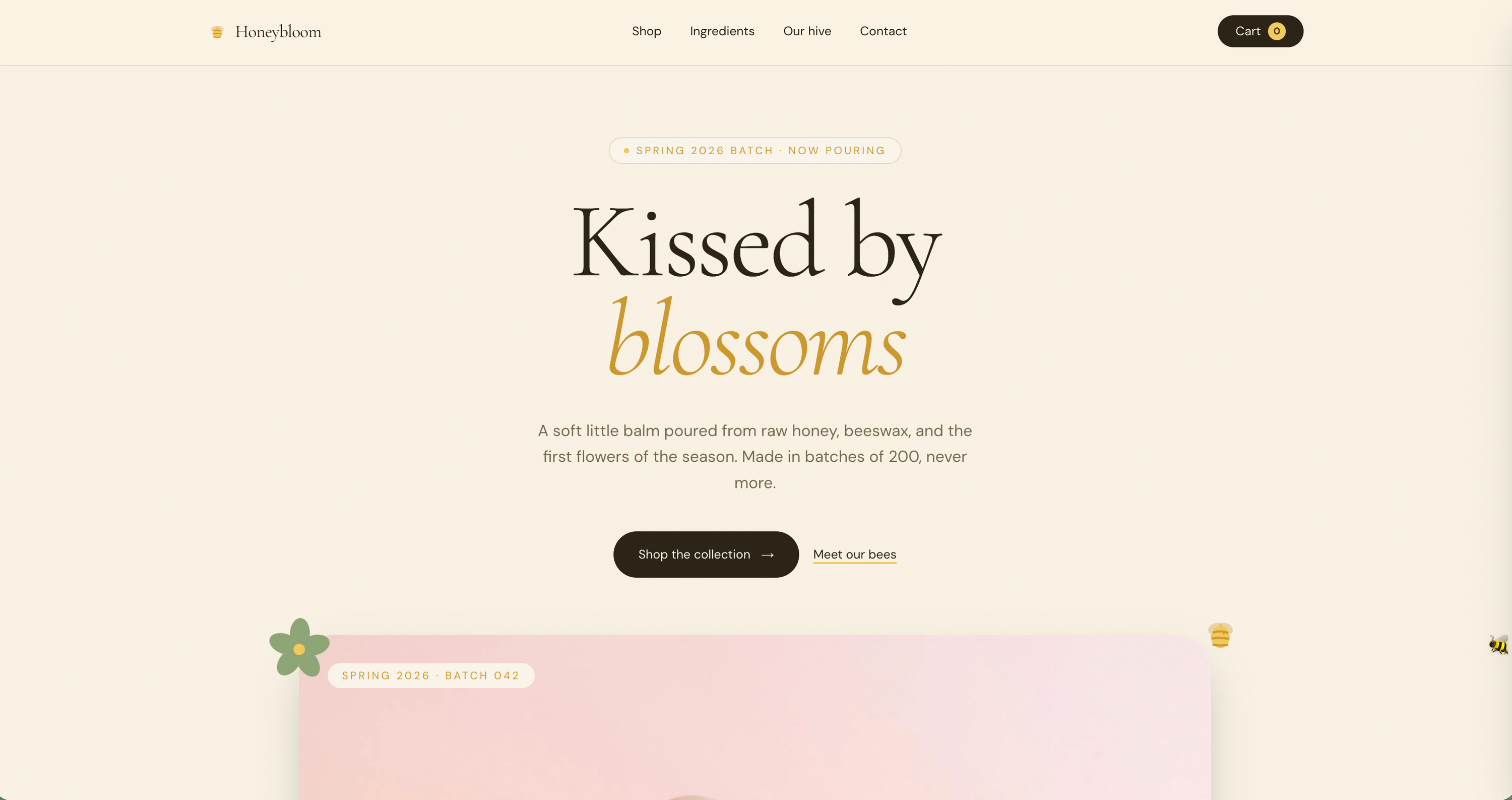 HoneyBloom — web Flow™