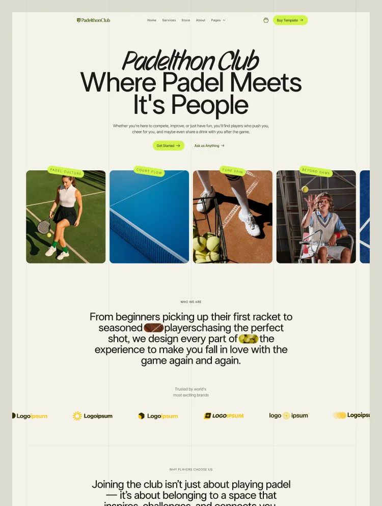 Padelthon — web Flow™