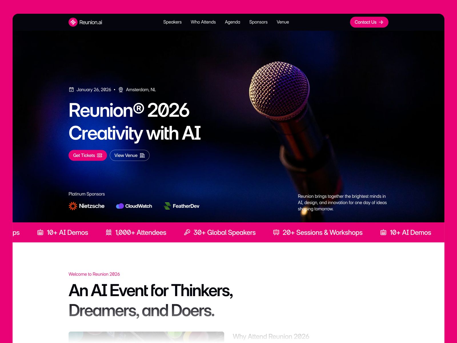 Reunion — web Flow™
