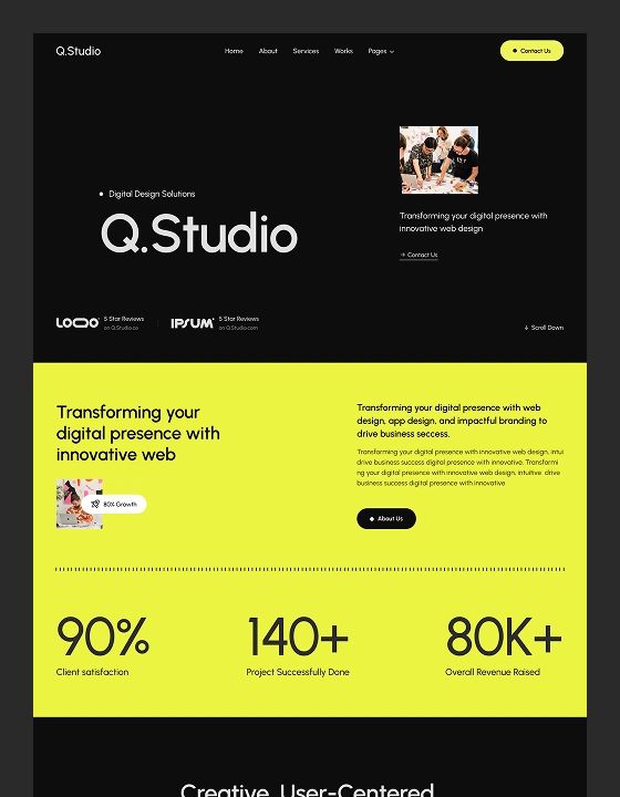 Q.studio — web Flow™