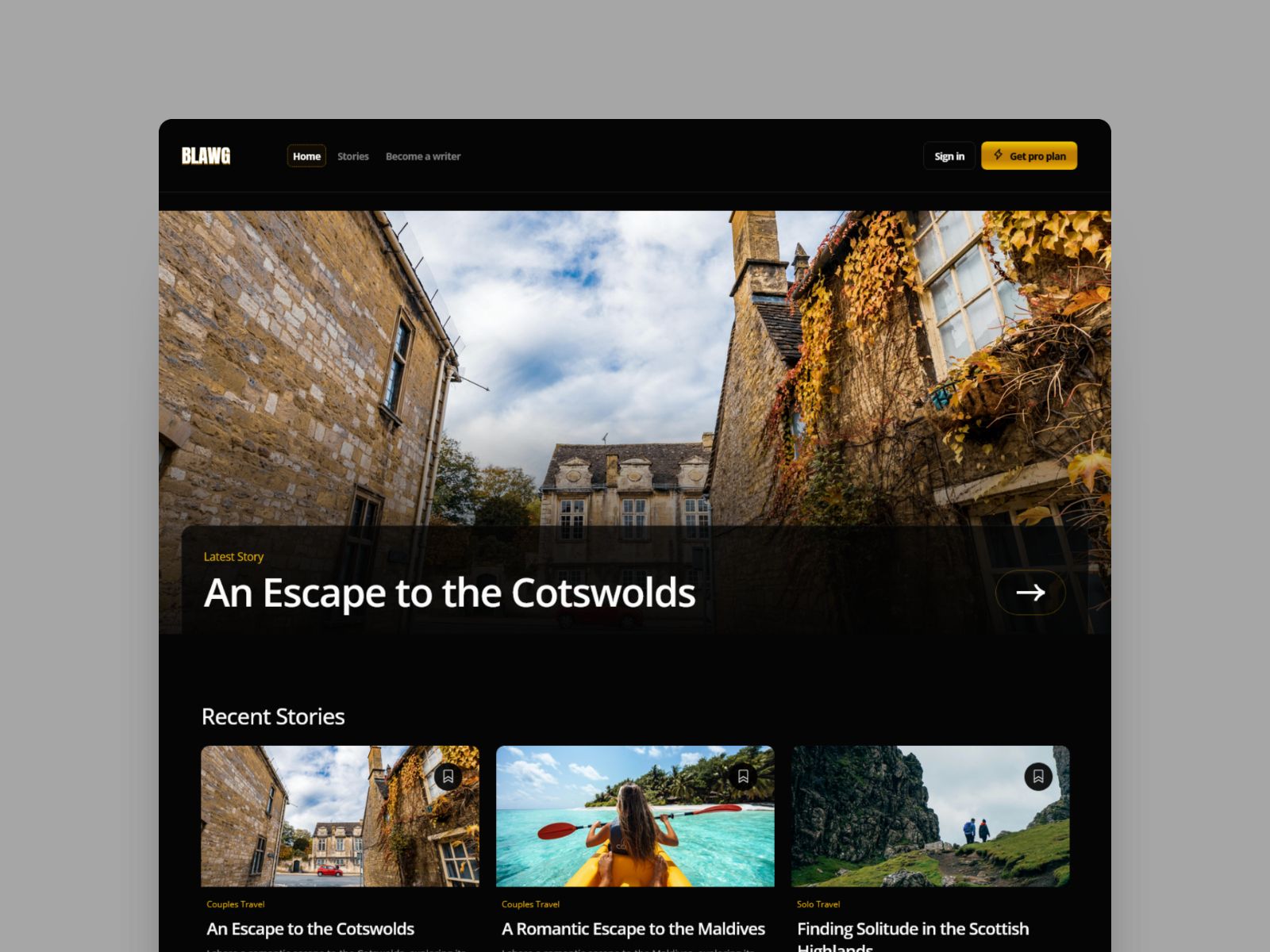 Blawg — web Flow™