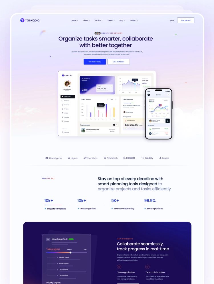 Taskopia — web Flow™