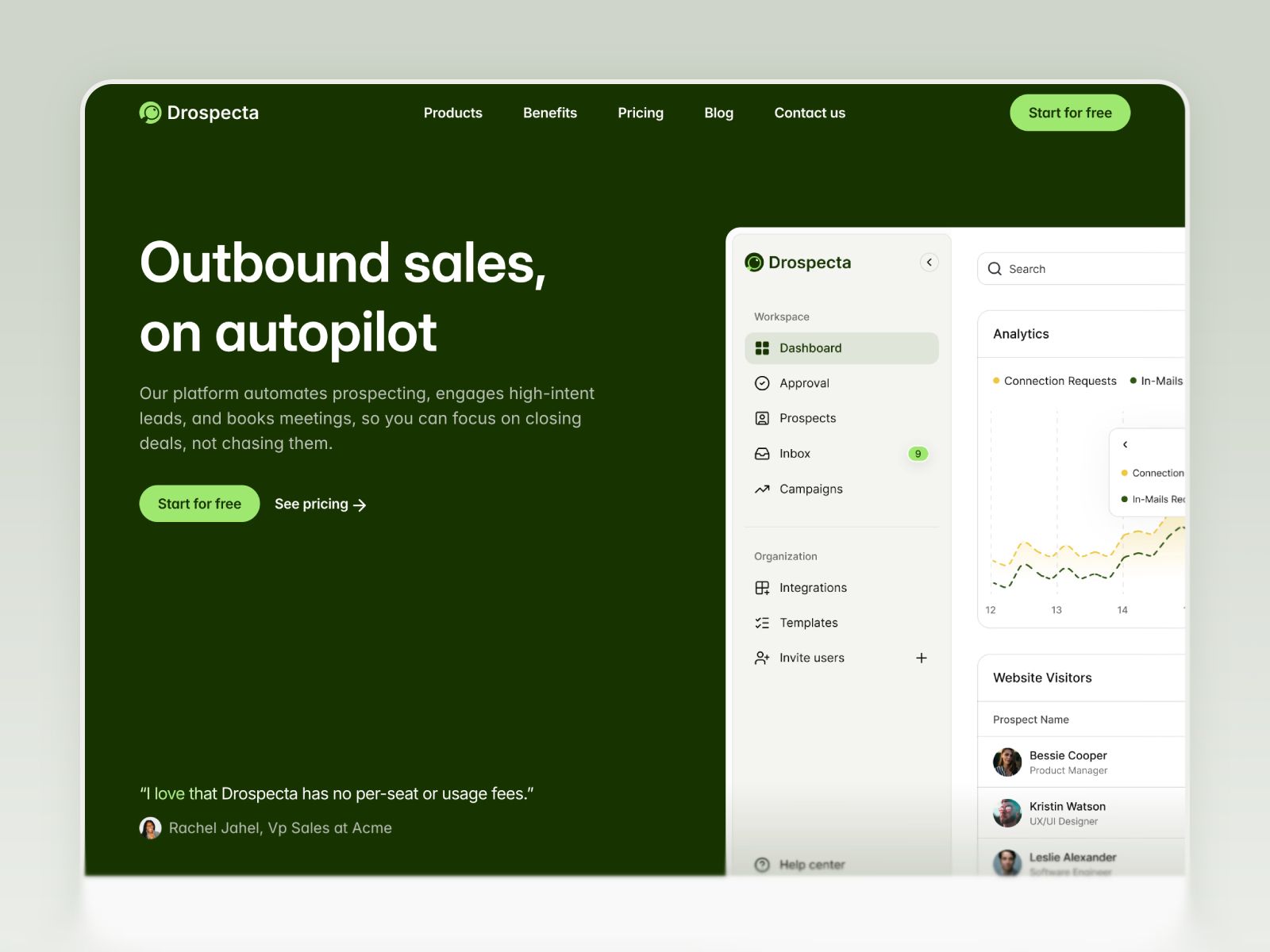 Drospecta — web Flow™