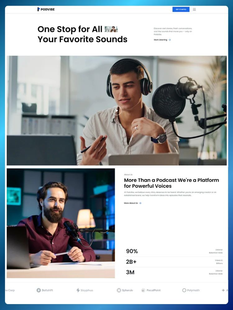 Podvibe — web Flow™