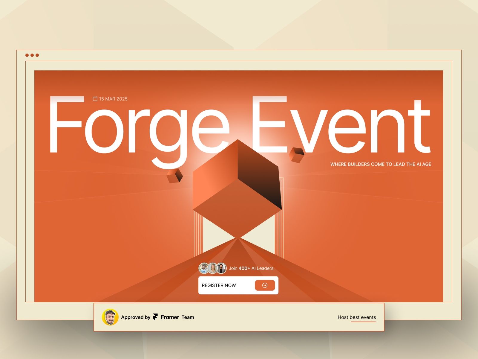 Forge Event — web Flow™