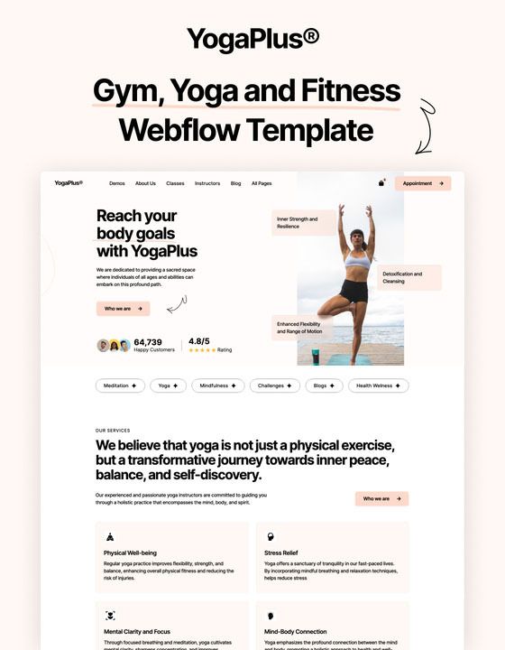 Yoga Plus — web Flow™