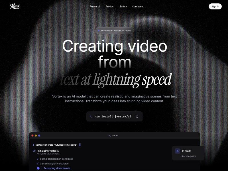 Maze AI — web Flow™