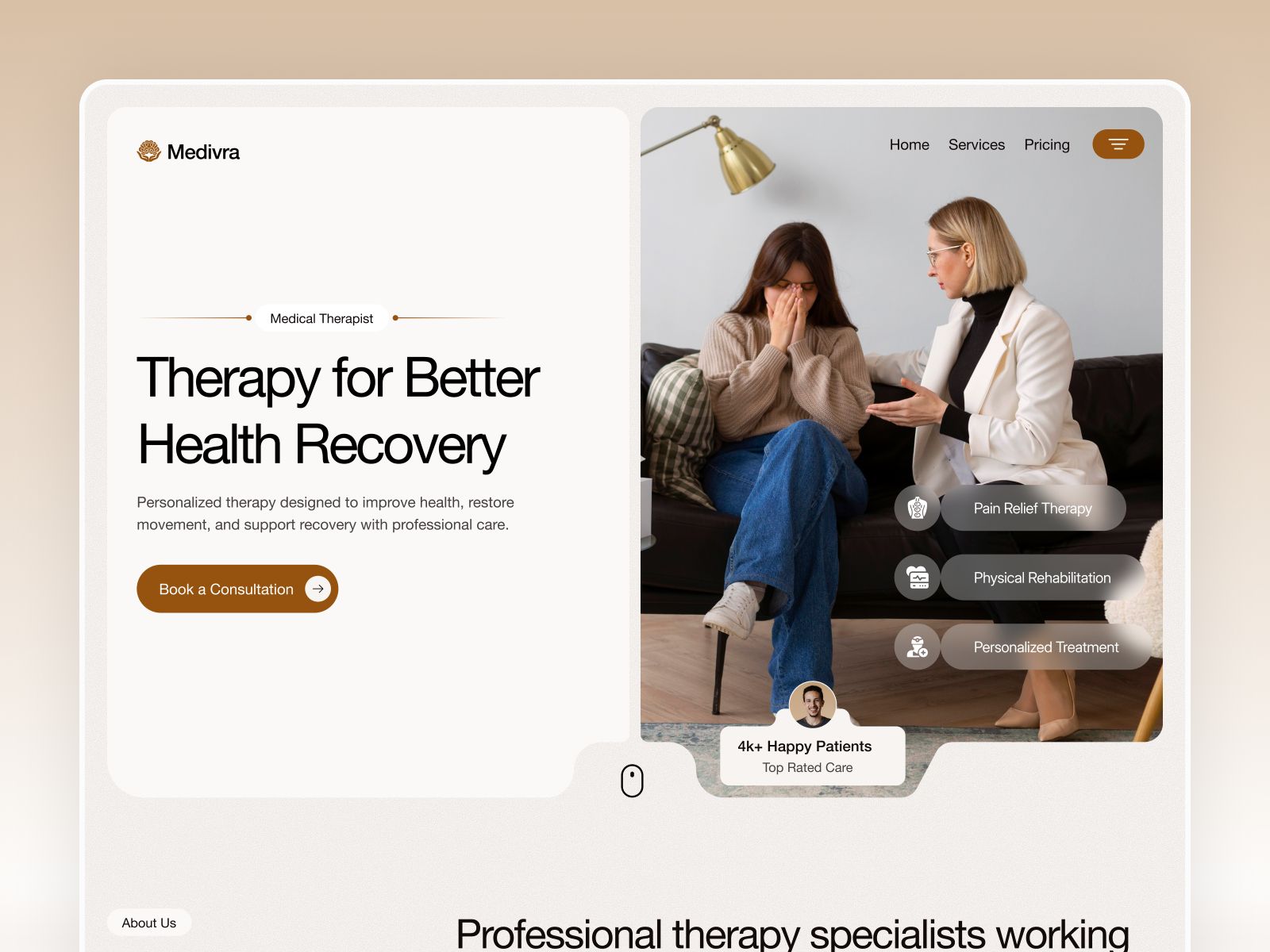 Medivra — web Flow™