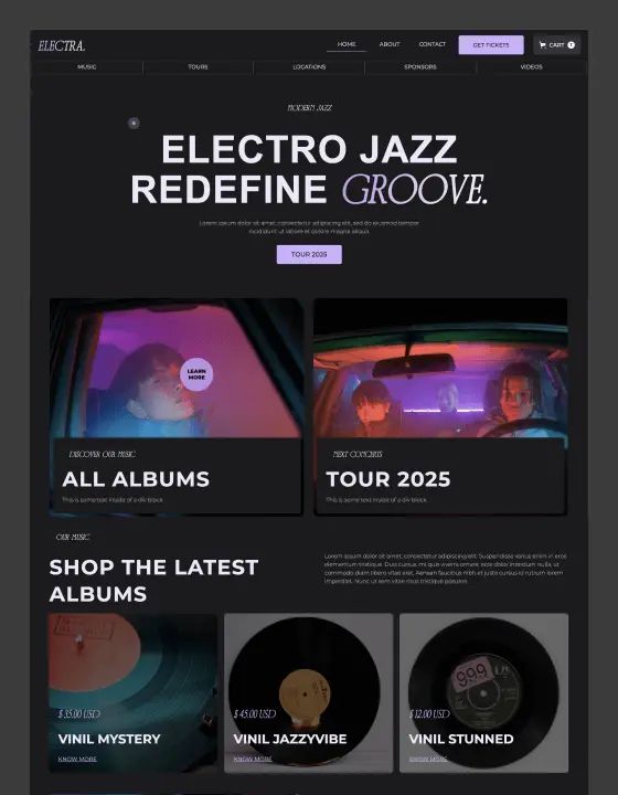 ElectraJazz — web Flow™