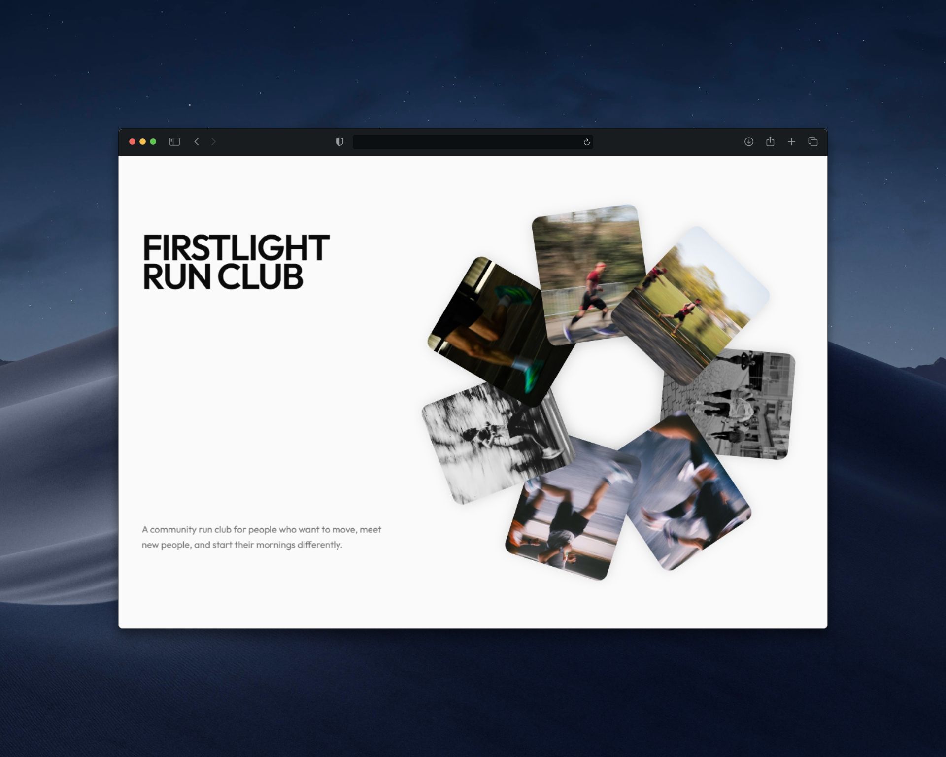 Firstlight Run Club — web Flow™