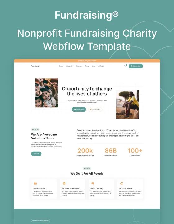 Fundraising — web Flow™
