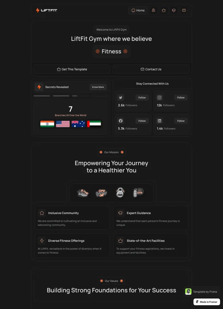 LiftFit — web Flow™