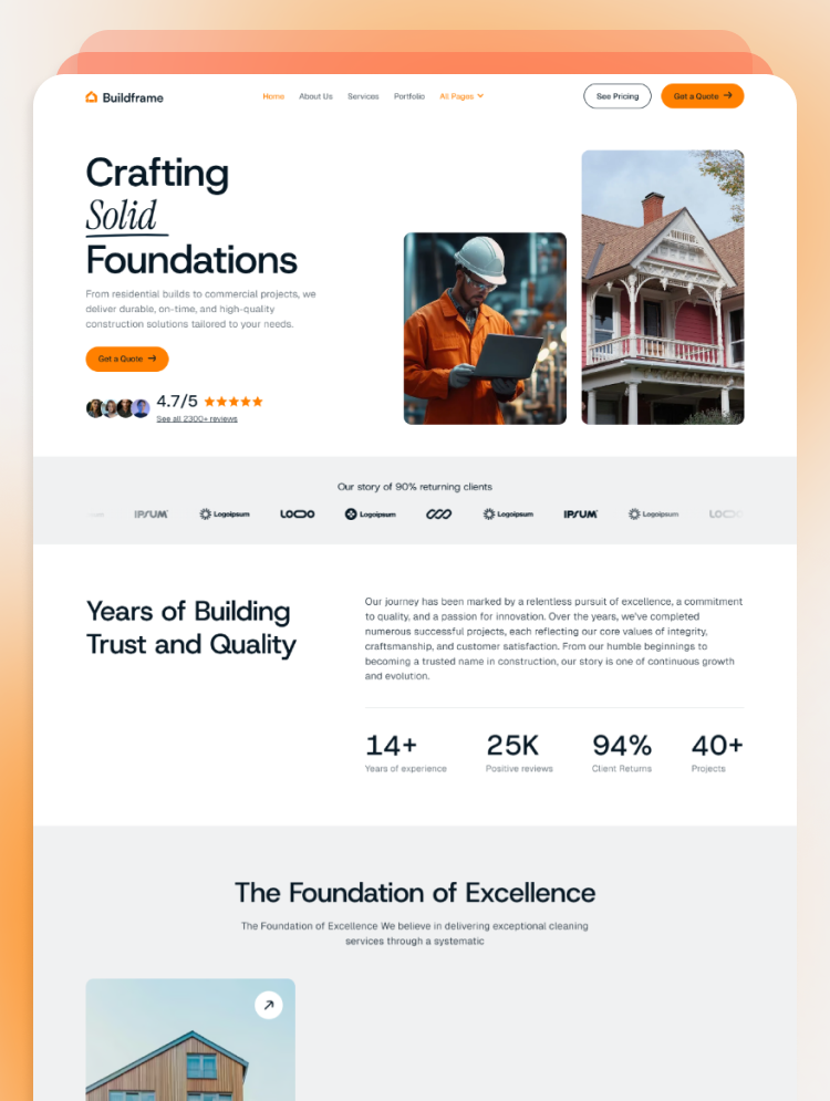 Buildframe — web Flow™