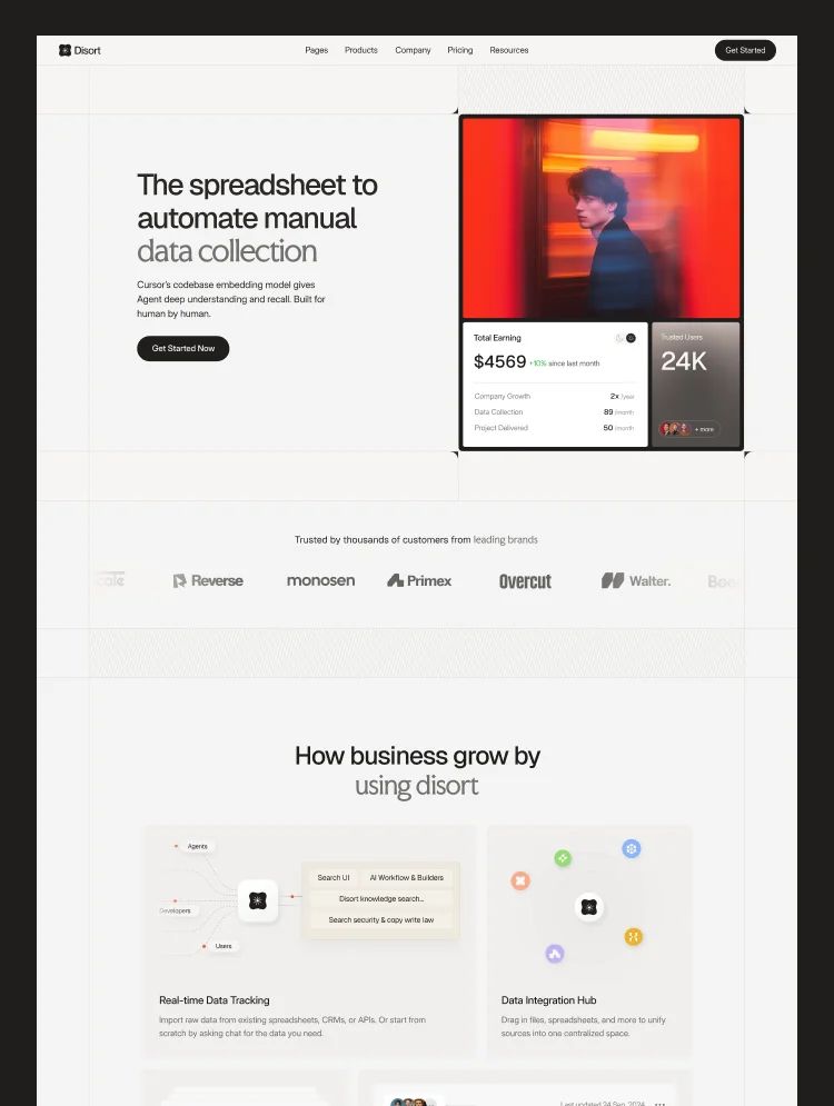 Disort — web Flow™