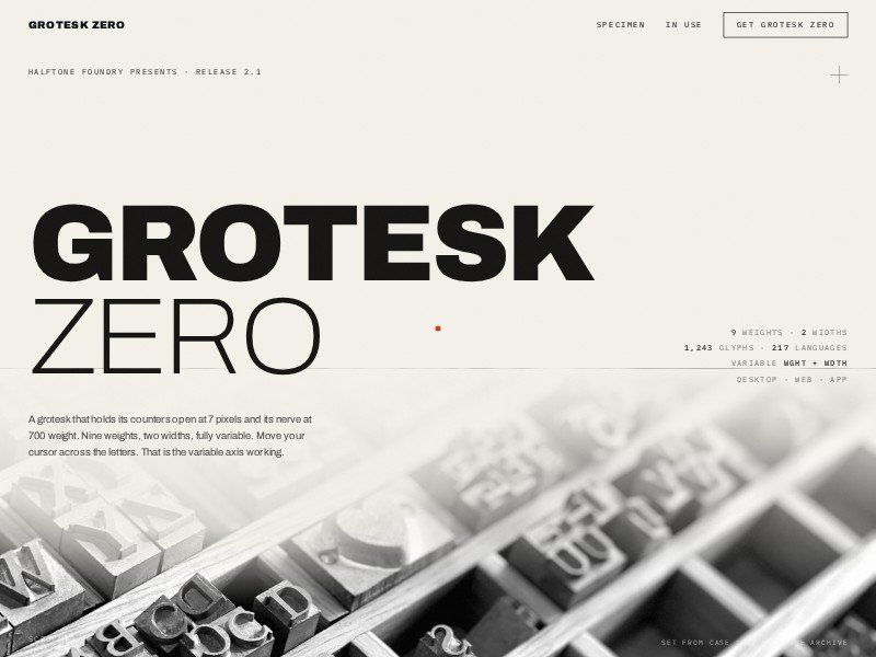 Grotesk — web Flow™