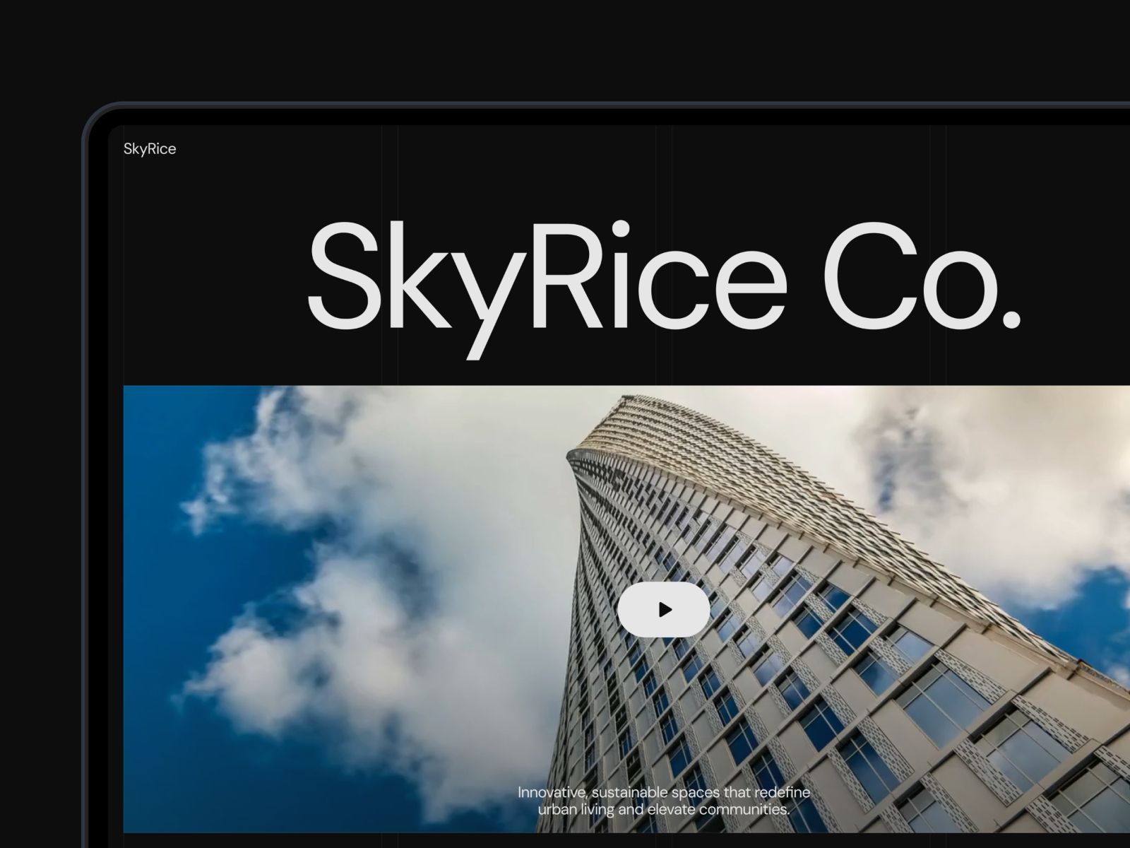 Skyrice — web Flow™