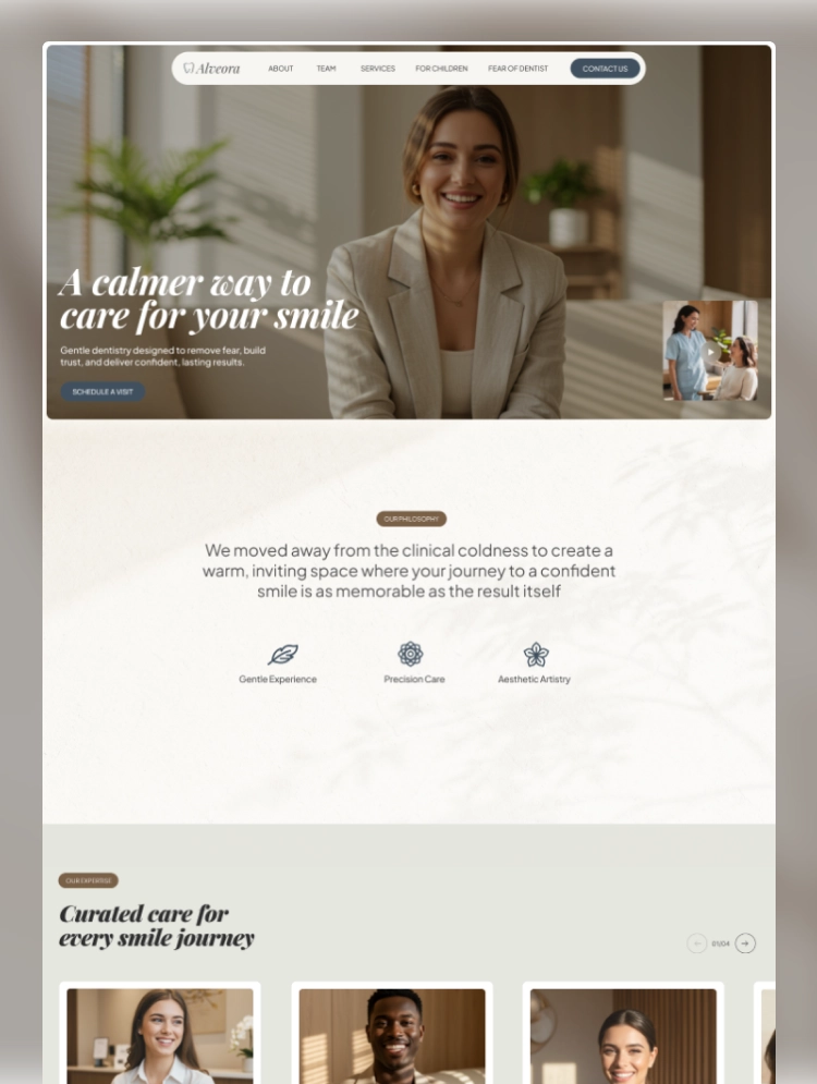 Alveora — web Flow™