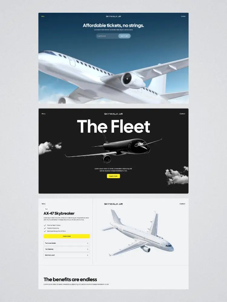 Skywalk Air — web Flow™