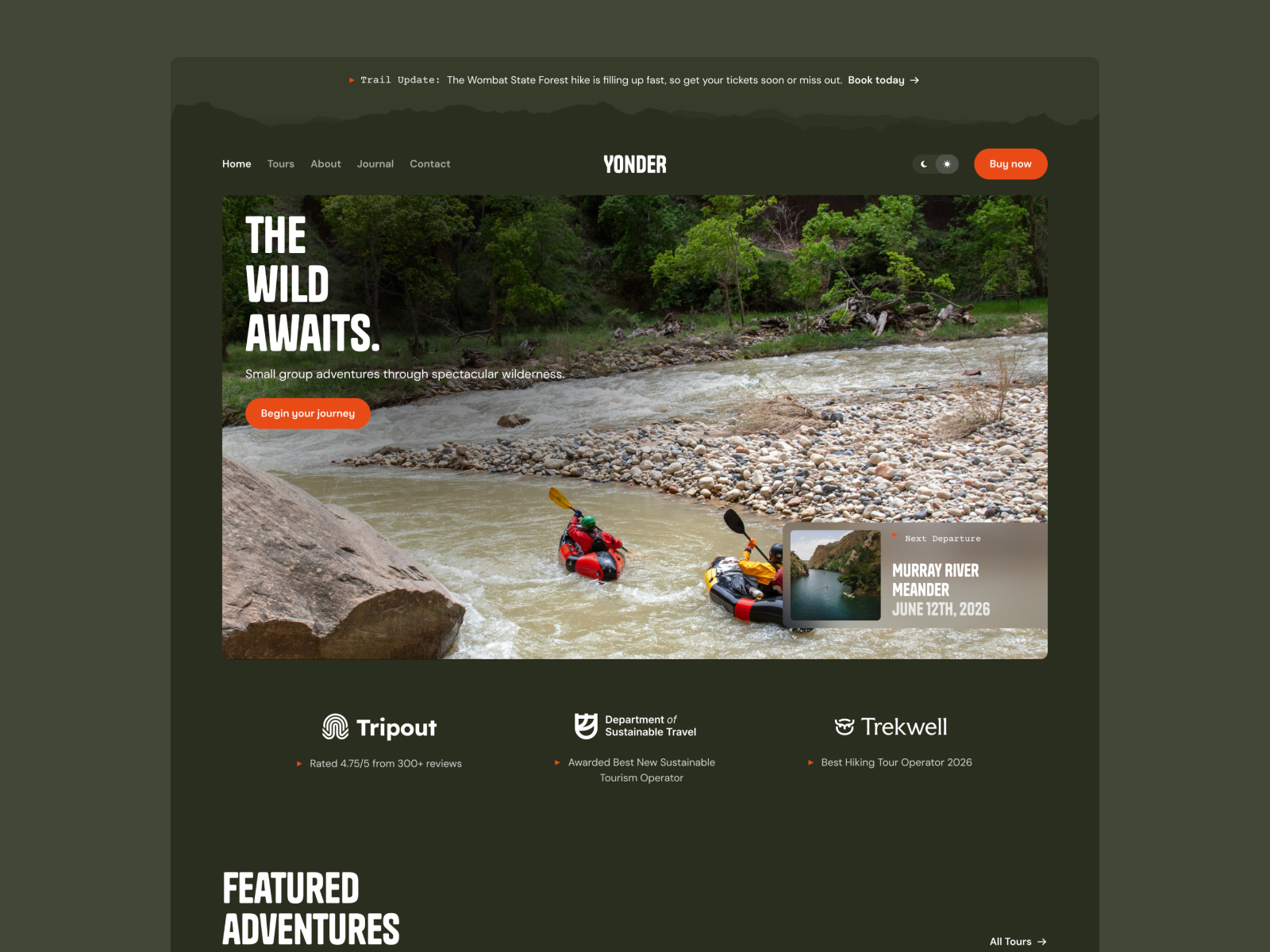 Yonder Tourism — web Flow™