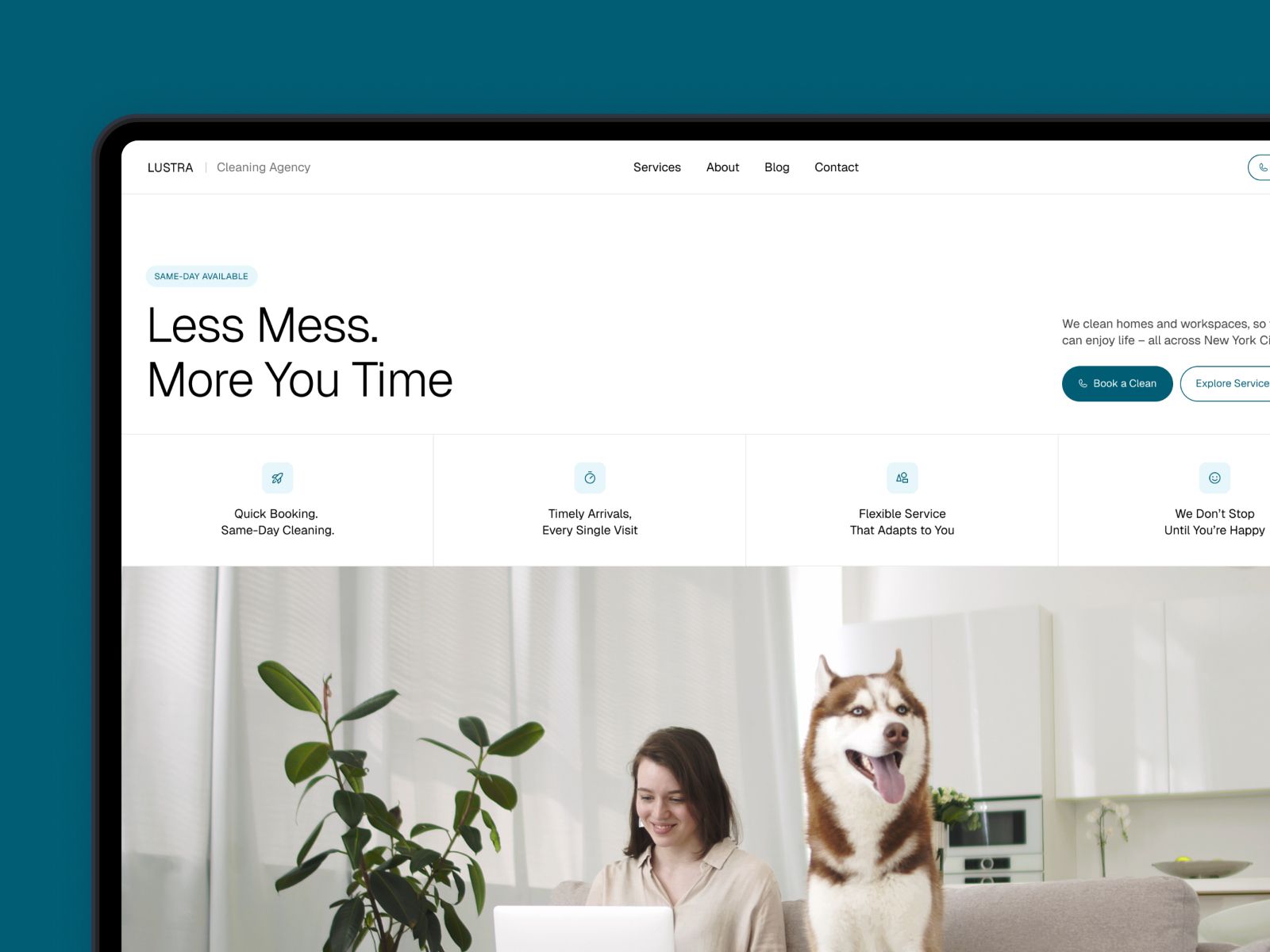 LUSTRA — web Flow™