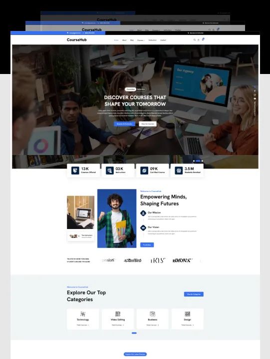 Course Hub — web Flow™