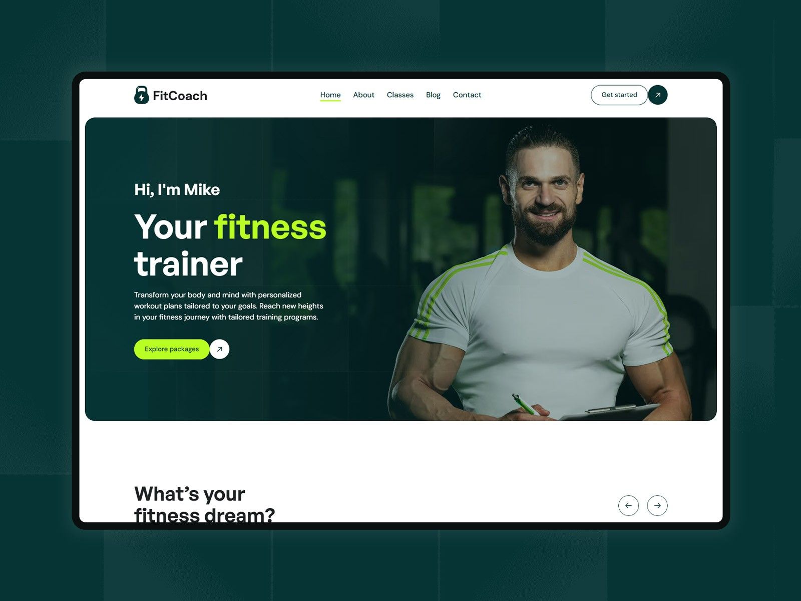 FitCoach — web Flow™