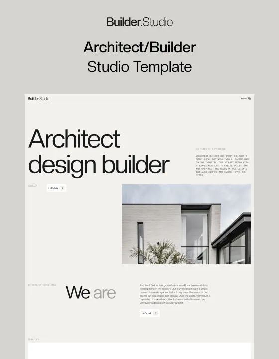 Builder Studio — web Flow™
