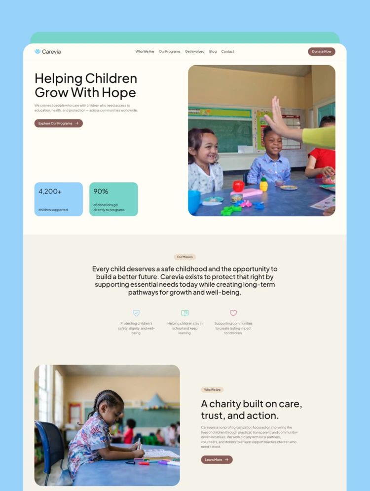 Carevia — web Flow™