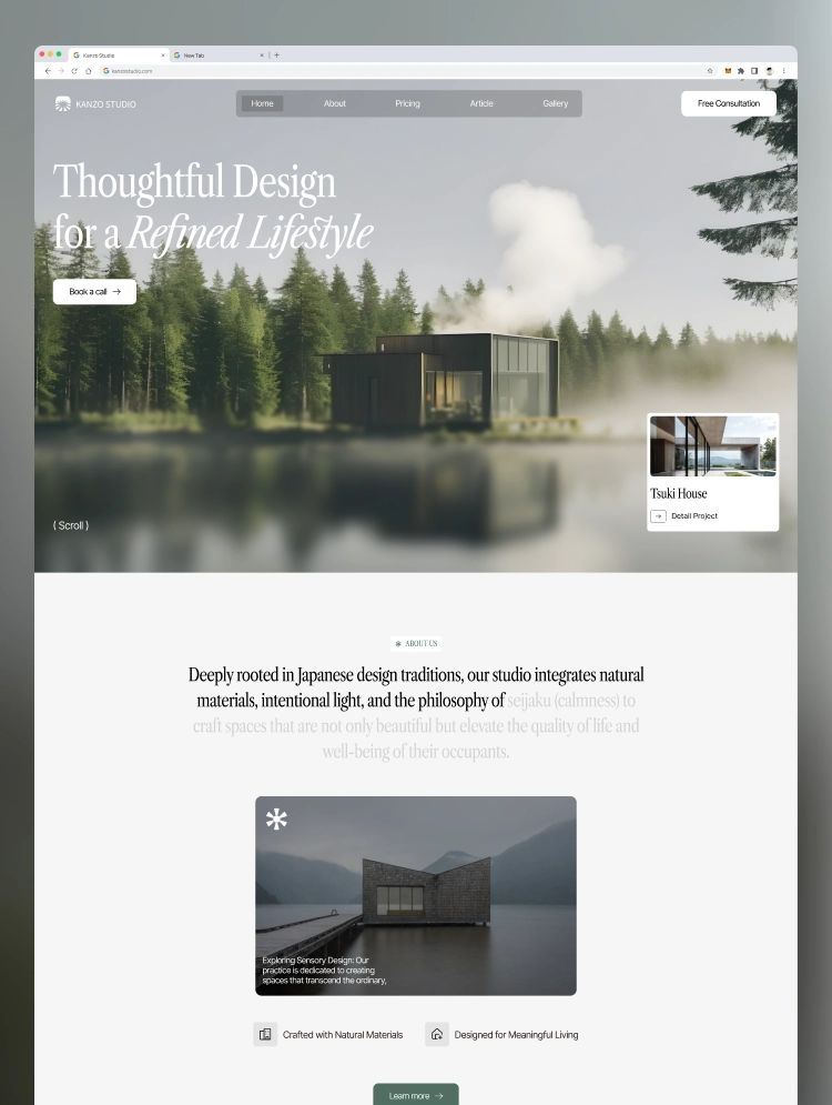 Kanzo Studio — web Flow™