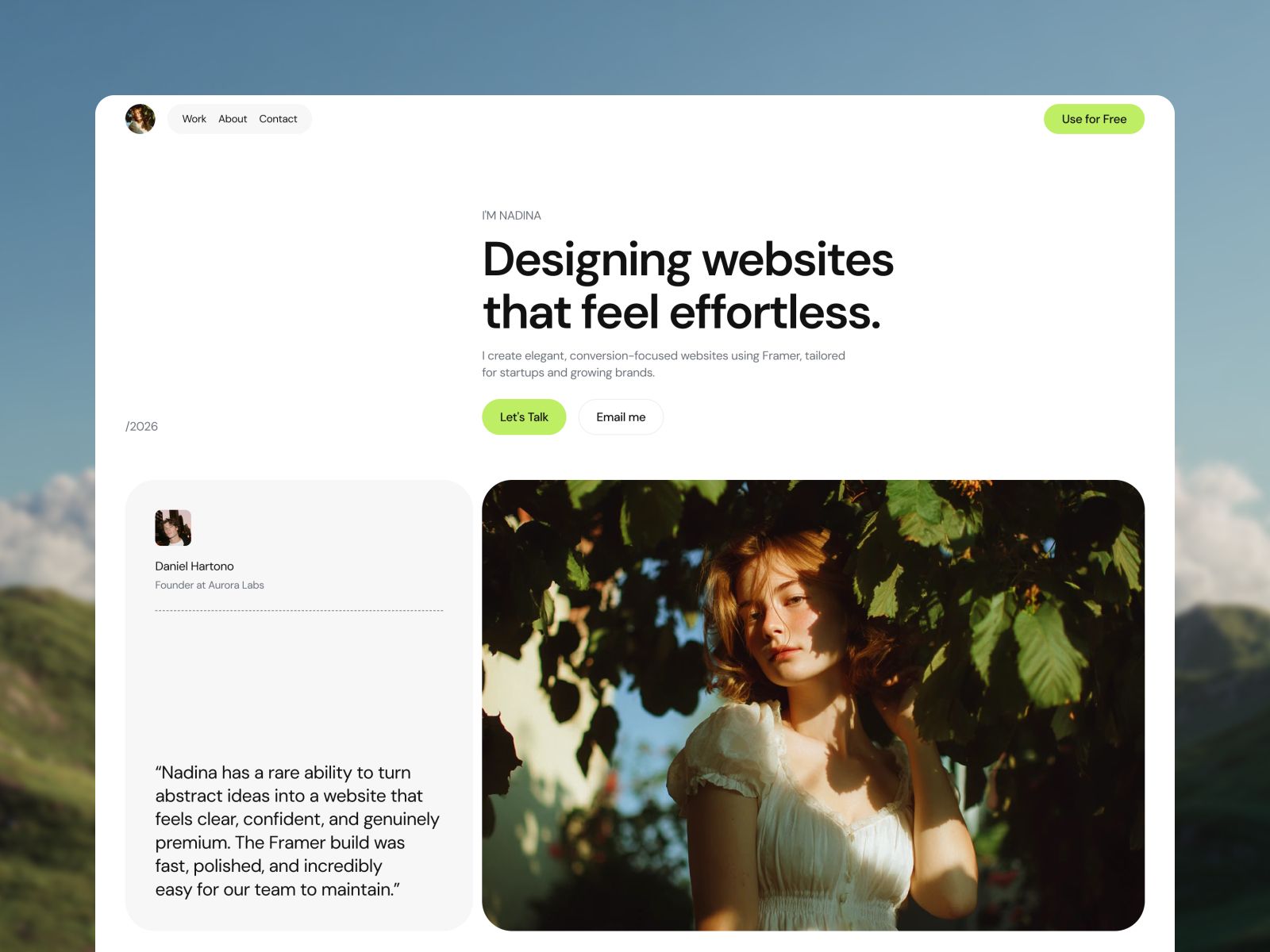Nadina — web Flow™