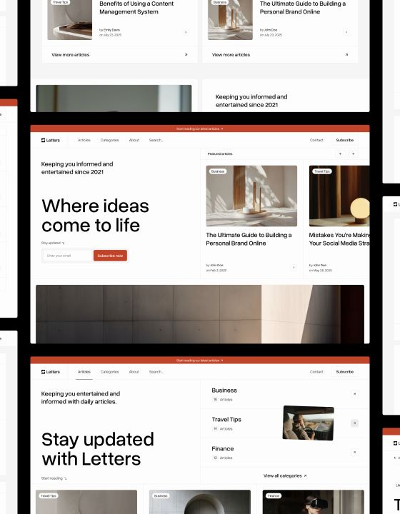 Letters — web Flow™