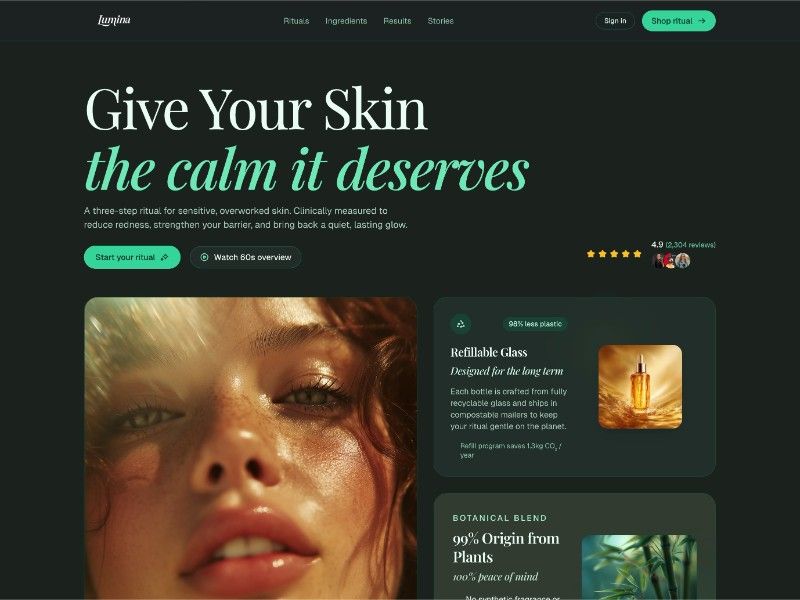 Lumina SKN — web Flow™