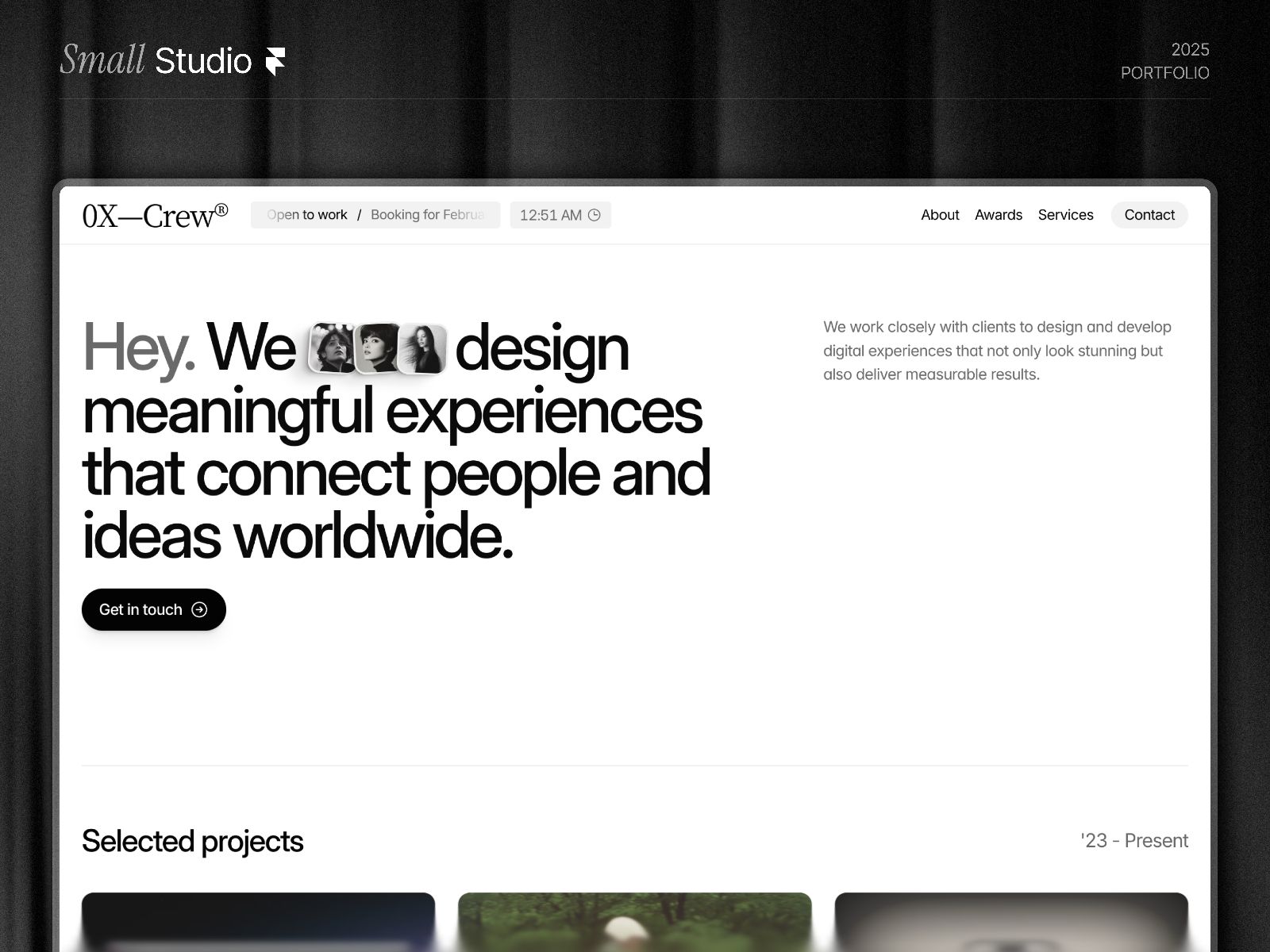Small Studio — web Flow™