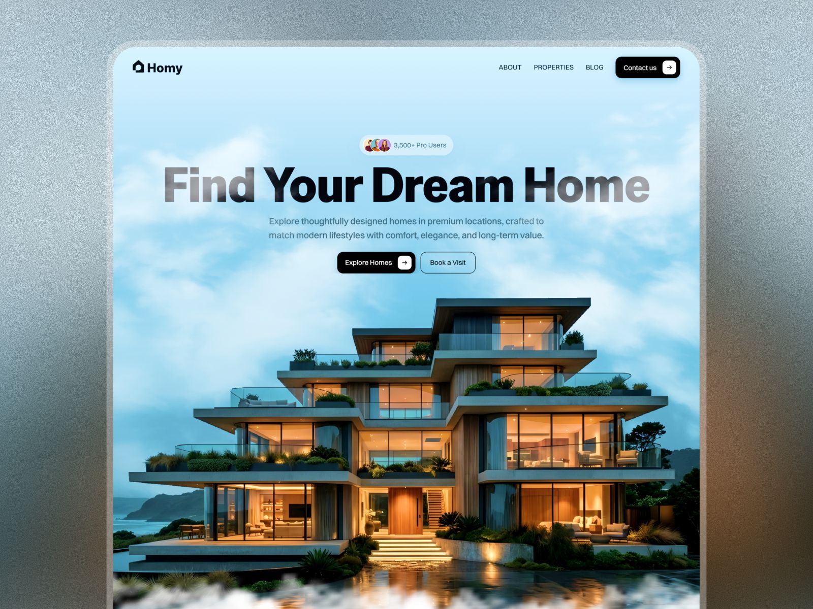 Homy — web Flow™