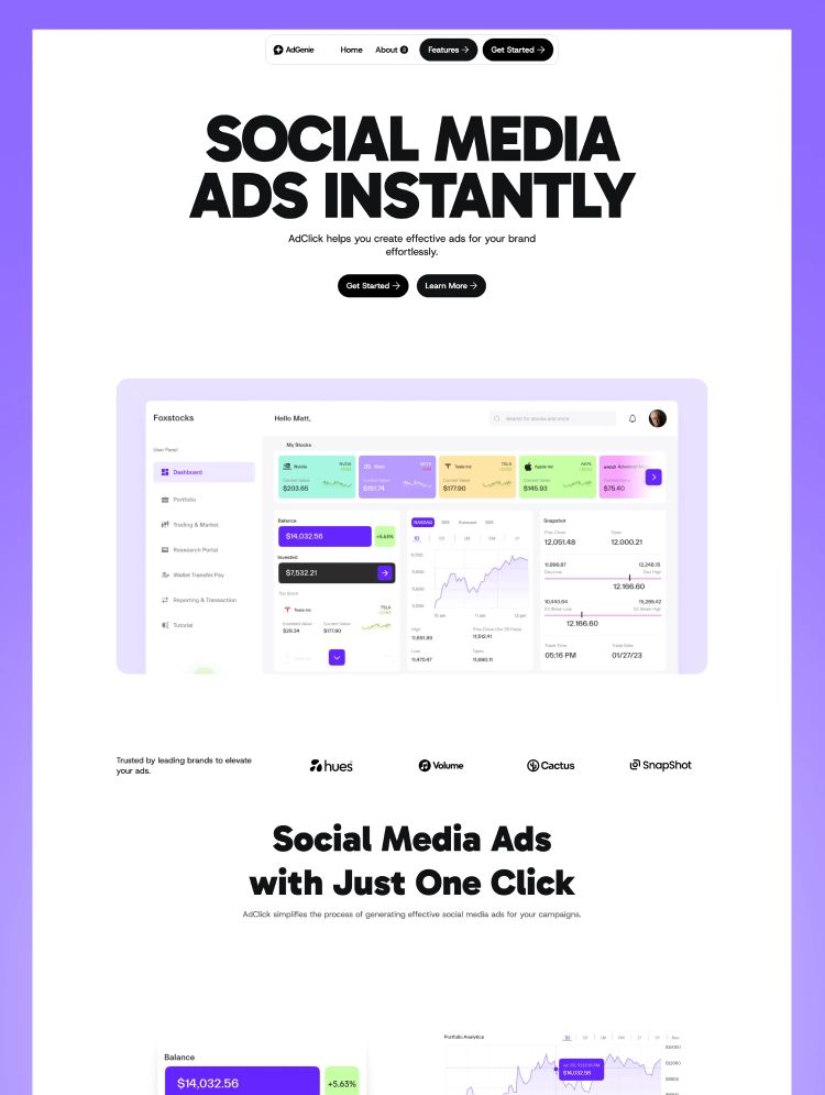 AdGenie — web Flow™