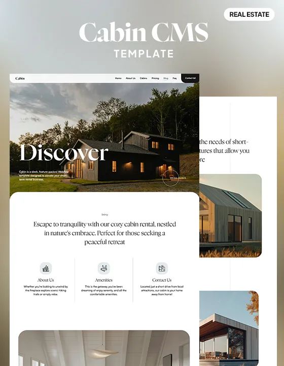Cabin CMS — web Flow™
