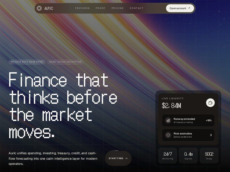 Auric — web Flow™