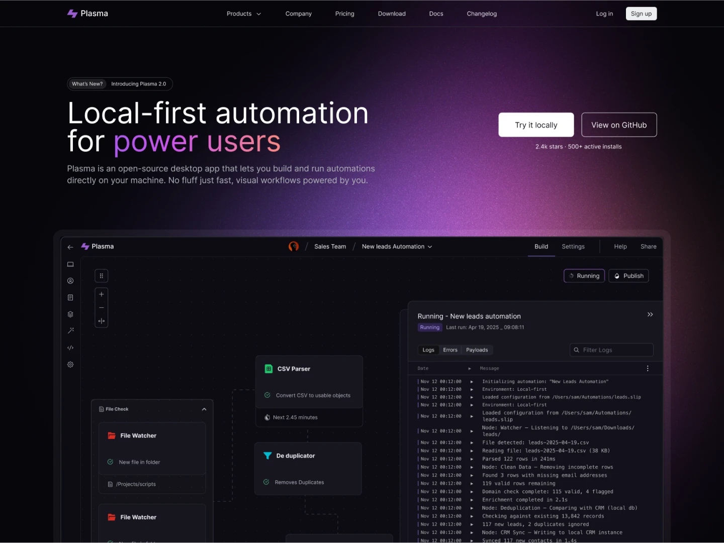 Plasma — web Flow™