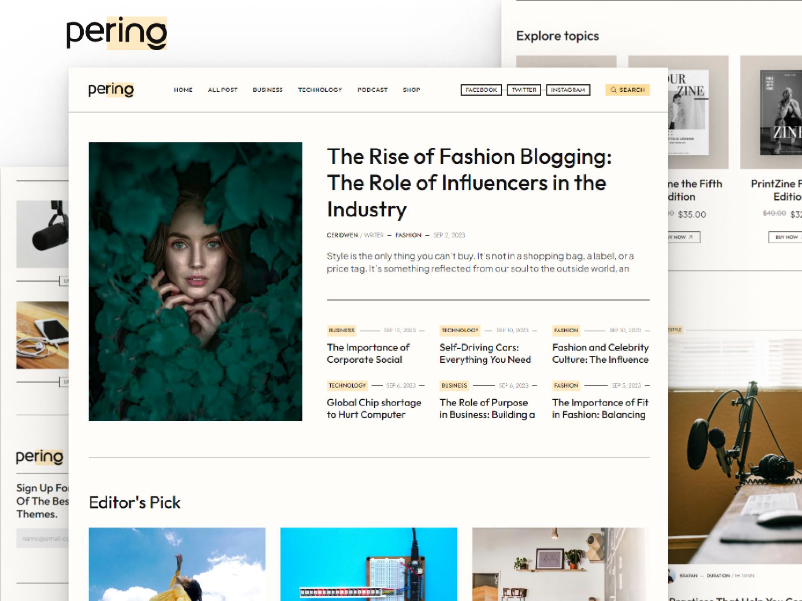 Pering — web Flow™