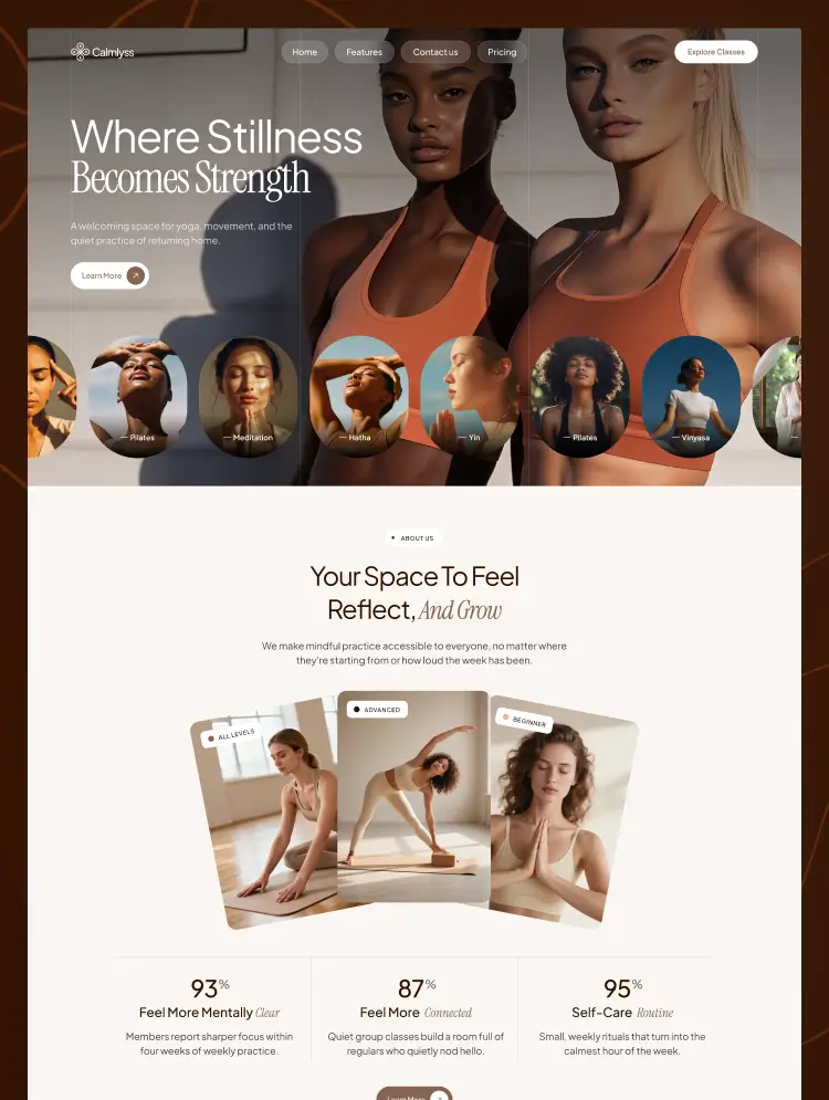 Calmlyss — web Flow™